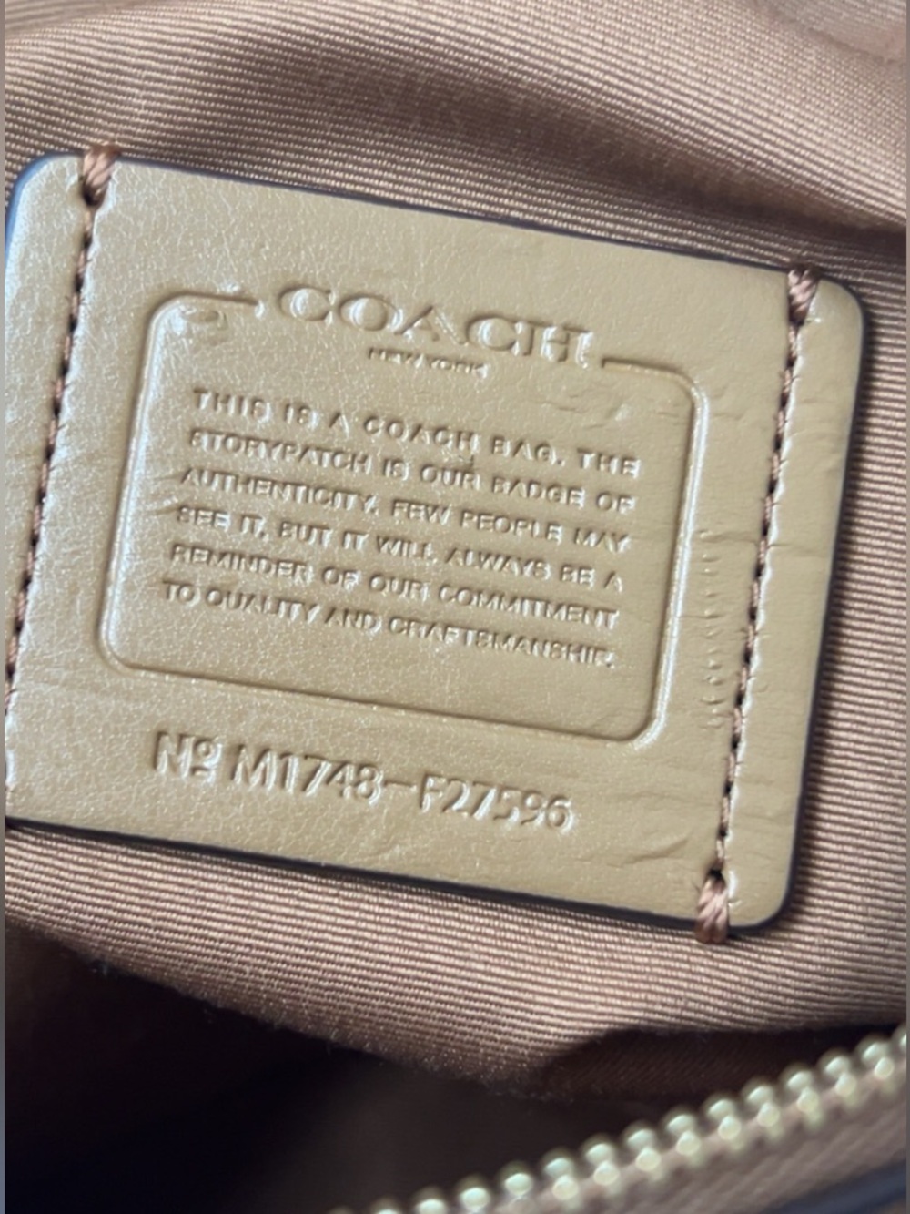 Coach Mini Kelsey Satchel Saddle Brown - Picture 6 of 6